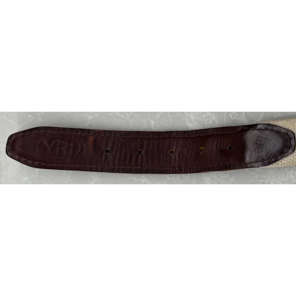 Ivanhoe Club - YRI Leather Golf Belt - Men's Size 40 - Navy